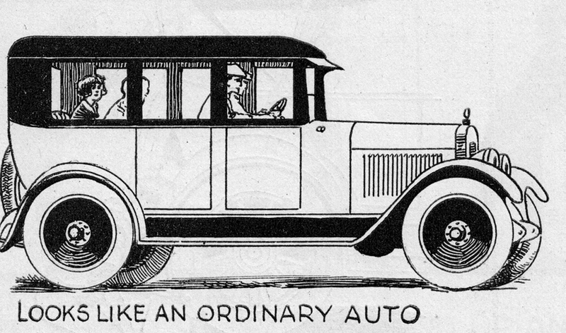 Illustration for article titled This Ingenious Car From 1923 Turned Into a Boat